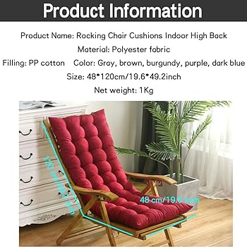 Amazon｜ロッキングチェアクッション、屋内ロッキングチェア